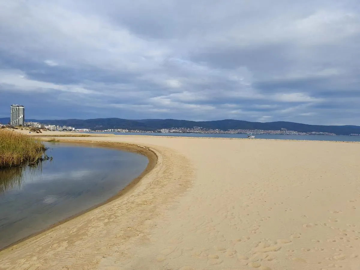 Rainbow 1, Apartment 131, Sunny Beach, Terrace With Sea View