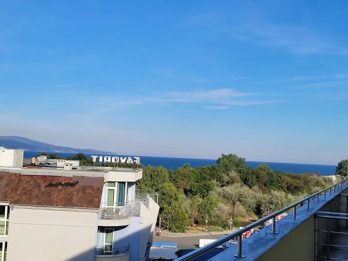 Rainbow 1, Apartment 131, Sunny Beach, Terrace With Sea View